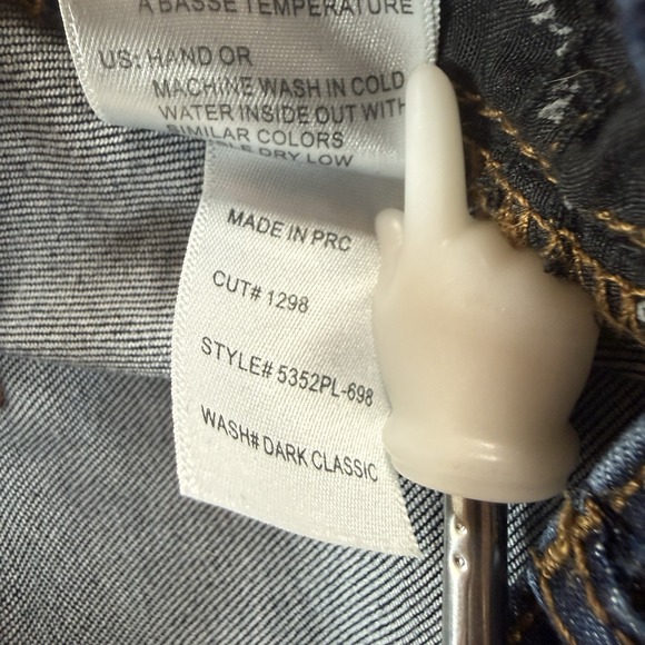 Articles of Society Women's Skinny Jeans Size 24 Dark Wash Stretch Denim - Picture 6 of 14